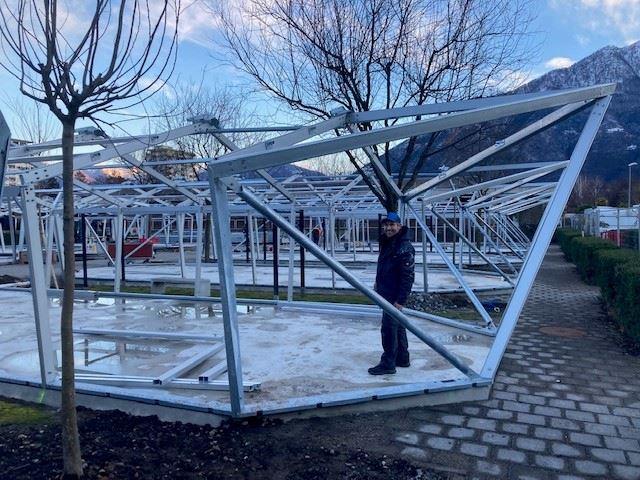 Nationales Jugendsportzentrum Tenero 35 neue Zelte